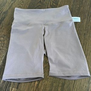 brown old navy biker shorts size S
